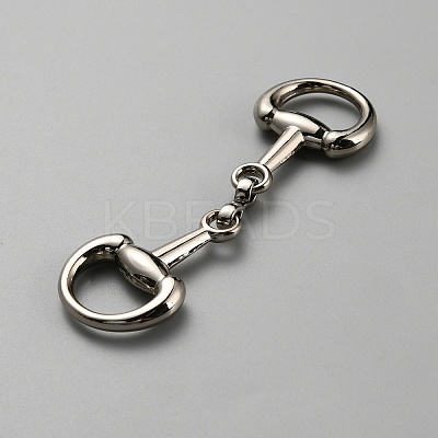 Alloy D Ring Snaffle Bit Buckles FIND-WH0152-347B-P-1