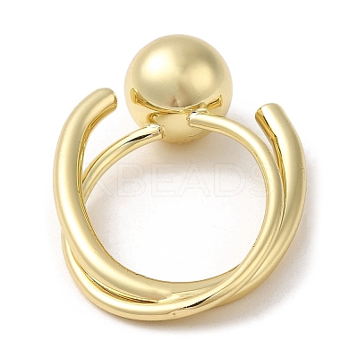 Brass Wrap Rings RJEW-Q778-14G-1
