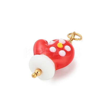 Christmas Handmade Lampwork Pendants LS-STAS-C147-03C-1