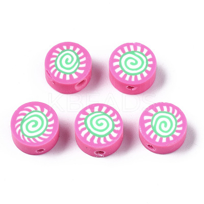Handmade Polymer Clay Beads CLAY-N008-037G-1