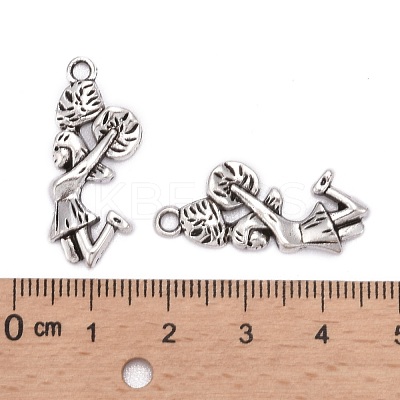 Tibetan Style Alloy Pendants TIBEP-A19784-AS-LF-1