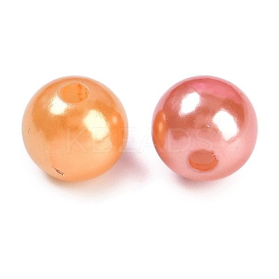 ABS Plastic Imitation Pearl Beads X-KY-G030-01A-1