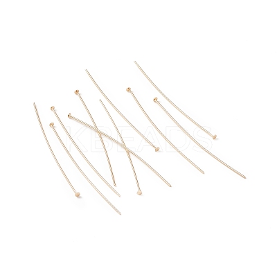 Brass Flat Head Pins KK-WH0058-03D-G02-1