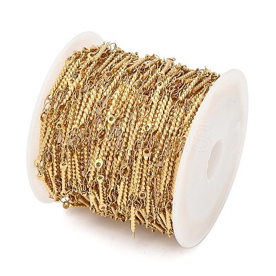 304 Stainless Steel Twist Bar Link Chains CHS-H116-01K-G-1