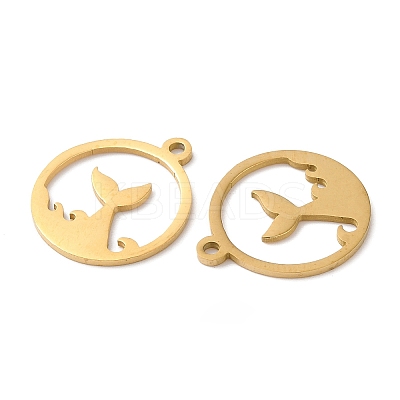 201 Stainless Steel Pendants STAS-A084-07G-1
