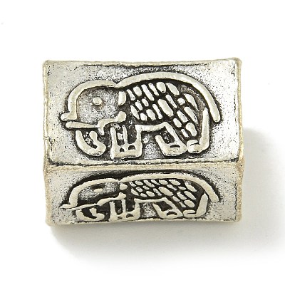 Tibetan Style Alloy European Beads FIND-U015-15AS-02-1