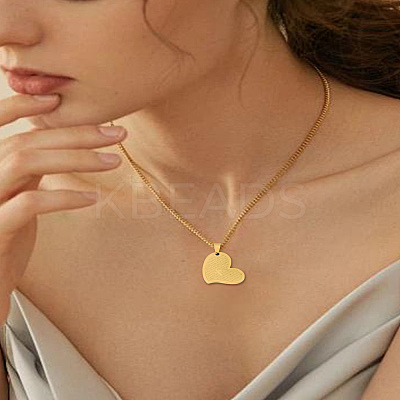 2Pcs 304 Stainless Steel Heart Lord's Prayer Cross Pendants STAS-LP0002-81-1