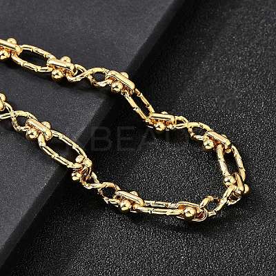 304 Stainless Steel Oval & Infinity Link Chain Bracelets for Women BJEW-K226-14C-G-1