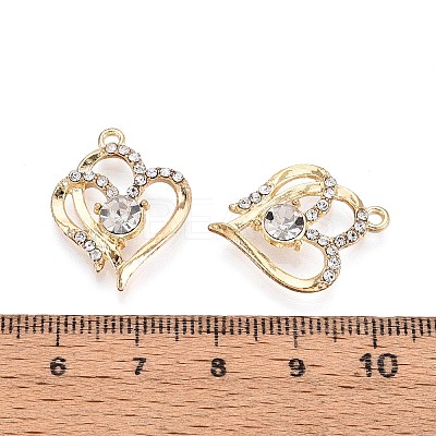 Alloy and Rhinestone Pendants PALLOY-T092-16G-1