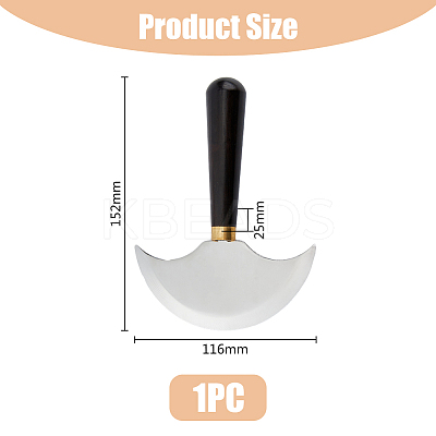 Steel Leathercraft Knife TOOL-WH0053-25P-1