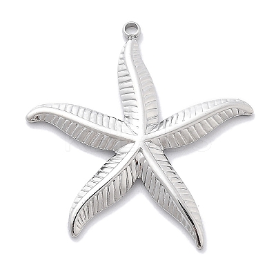 Anti-Tarnish 304 Stainless Steel Pendants STAS-R130-67P-1