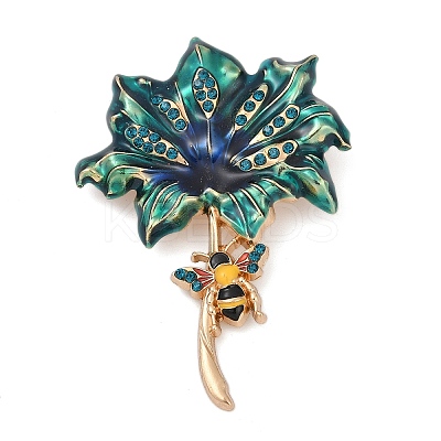 Flower Enamel Pins JEWB-D304-02G-B-1