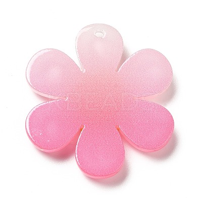 Gradient Color Transparent Acrylic Pendants OACR-H004-01A-1