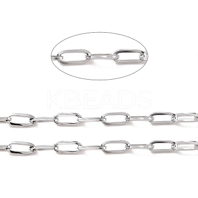 Tarnish Resistant 304 Stainless Steel Cable Chains CHS-C002-03P-05-1