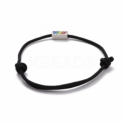 Rainbow Pride Bracelet LS-BJEW-F419-13B-1