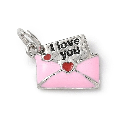Brass Enamel Charms KK-A273-08P-02-1