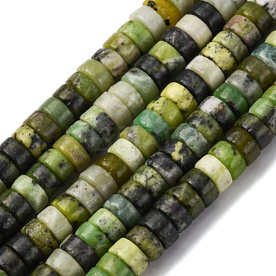 Natural Serpentine Beads Strands G-L624-I16-3x6mm-1