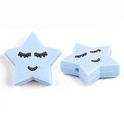 Food Grade Eco-Friendly Silicone Focal Beads LS-SIL-N002-05E-1