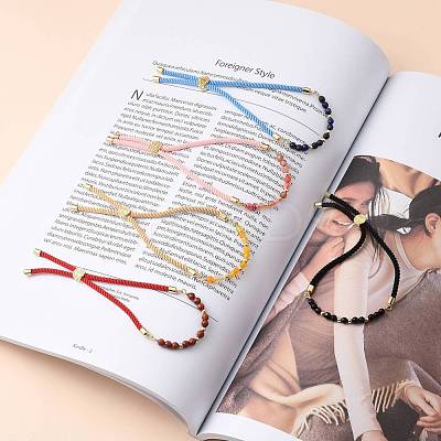 Adjustable Slider Bracelets BJEW-JB05460-1