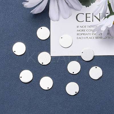 Non-Tarnish 304 Stainless Steel Stamping Blank Tag Mirror Polished Finish Pendants LS-STAS-L220-04P-A-1