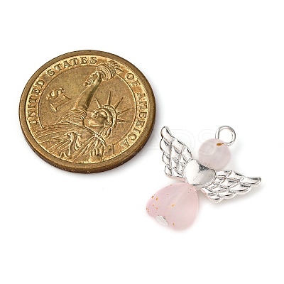 Frosted Transparent Acrylic Pendants PALLOY-JF04203-02-1