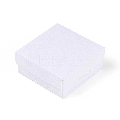 Square Cardboard Necklace Box LS-CBOX-Q038-02-01B-1