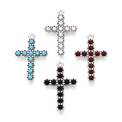Alloy Resin Pendants PALLOY-T093-03M-P-1