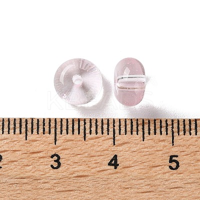 Baking Paint Transparent Glass Beads DGLA-S116-01C-1