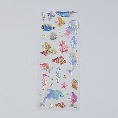 Epoxy Resin Sticker DIY-B009-06F-1