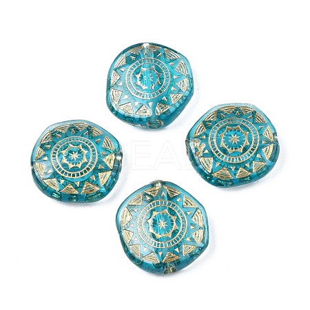 Plating Acrylic Beads PACR-N008-025-1