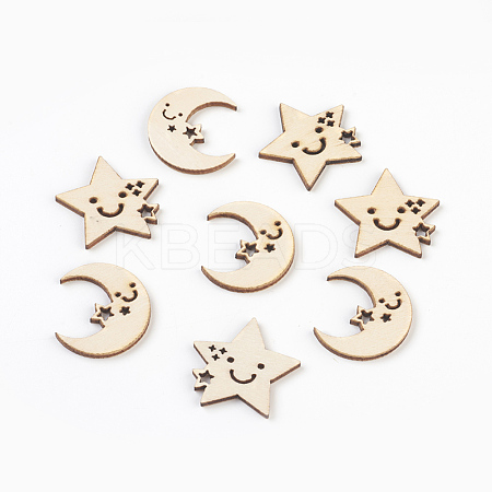 Wood Cabochons WOOD-L007-10-1