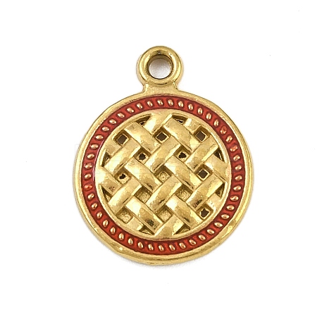304 Stainless Steel Pendants STAS-D042-02A-G-1