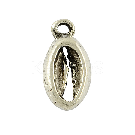 Tibetan Style Alloy Lip Charms TIBEP-0375-AS-LF-1