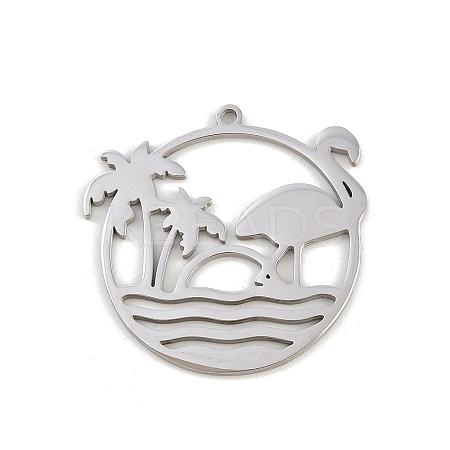 201 Stainless Steel Pendants LS-STAS-I344-03P-1