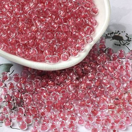 6/0 Transparent Inside Colours Glass Seed Beads SEED-P006-01A-10-1