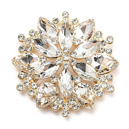 Alloy Rhinestone Cabochons PALLOY-Q453-01LG-02-1