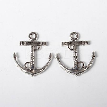 Tibetan Style Alloy Pendants TIBEB-A11925-AS-LF-1