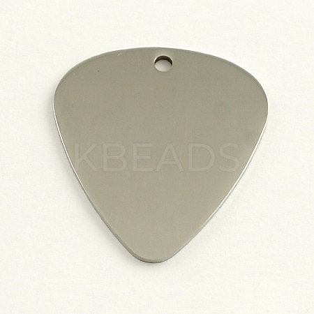 Tarnish Resistant 201 Stainless Steel Teardrop Stamping Blank Tag Pendants STAS-R064-07-1
