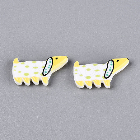 Printed Opaque Resin Beads RESI-N043-04D-1