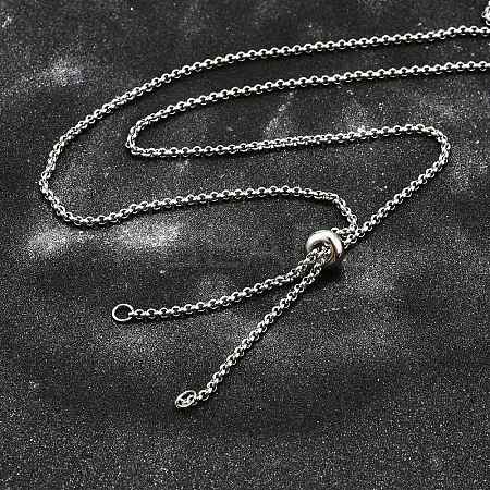 Non-Tarnish Adjustable 304 Stainless Steel Slider Necklaces X-NJEW-L156-003P-1