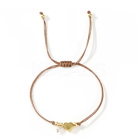 Imitation Pearl Charm Bracelets SI5748-13-1