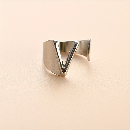 304 Stainless Steel Cuff Rings FS-WGEAFE6-44-1