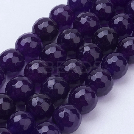 Natural Malaysia Jade Bead Strands G-F488-8mm-19-1