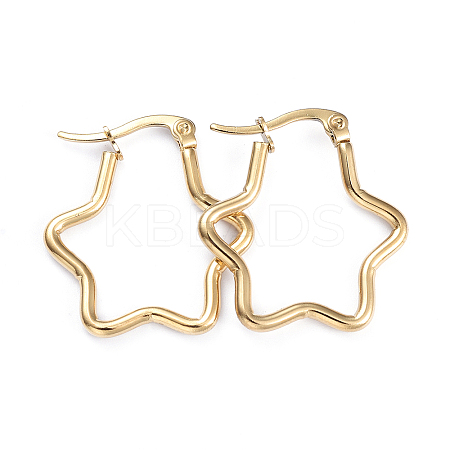 201 Stainless Steel Hoop Earrings LS-EJEW-I245-31E-1