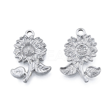 Non-Tarnish 201 Stainless Steel Pendants STAS-N098-208P-1