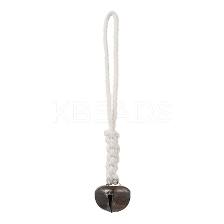 Iron Bell Pendant Decoration HJEW-JM02421-02-1