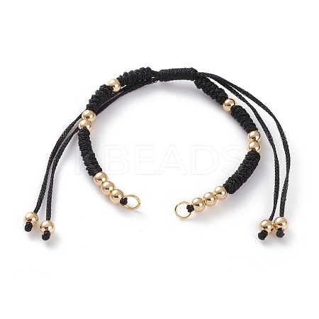 Adjustable Polyester Braided Cord Bracelet Making AJEW-JB00892-01-1