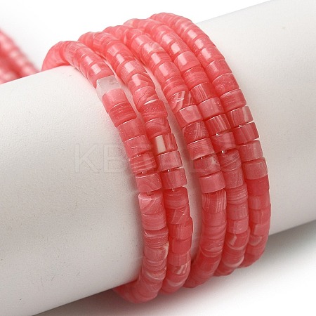 Synthetic Rhodochrosite Beads Strands G-K368-A07-02-1