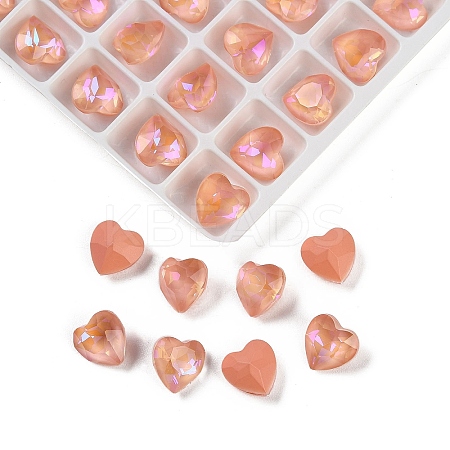 Pointed Back Glass Rhinestone Cabochons GGLA-S003-02C-1