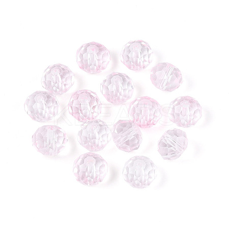 Baking Paint Transparent Glass Beads X1-GLAA-N011-10mm-10-1